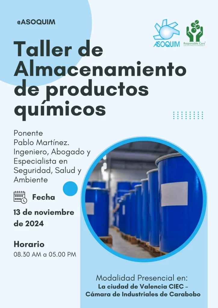 Taller Almacenamiento de productos químicos